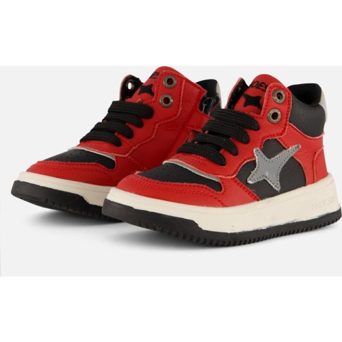 Shoesme Shoesme Sneakers rood Leer