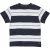 Levv Jongens t-shirt oversized kayden aop blue stripe