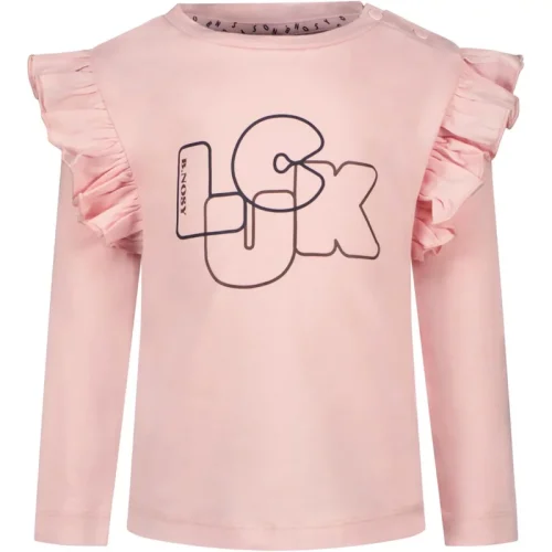 B.Nosy Baby meisjes shirt luck coral blush