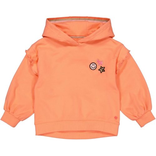 Quapi Meisjes hoodie amber coral fushion