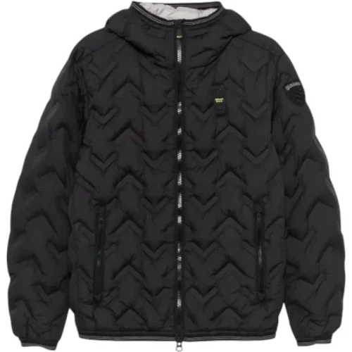 Blauer Windbreaker heren