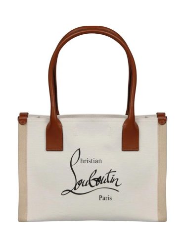 Christian Louboutin Totes & shoppers – Nastroloubi Canvas Tote in beige