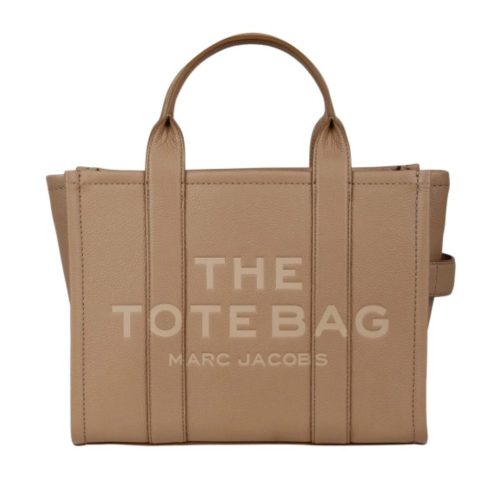 Marc Jacobs Totes & shoppers – The Leather Medium Tote Bag in bruin