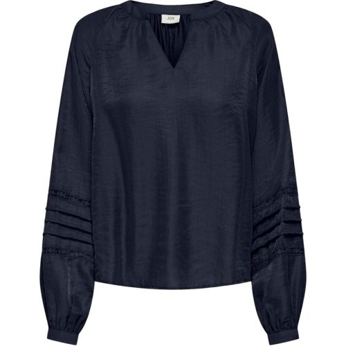 Jacqueline de Yong Jdysully ls lace top wvn navy