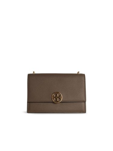 Tory Burch Shoppers – Miller’ Black Leather Crossbody Bag in bruin