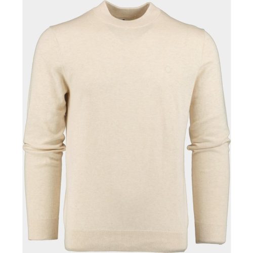 Bos Pullover Beige Tex Mockneck Pullover Uni 24305TE06BO/820 sand