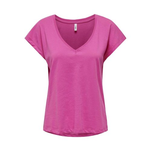 Dames-T-shirt met v-hals Only Winnie