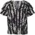 Vero Moda Vmcevi ss top wvn lcs dessin