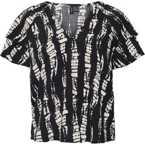 Vero Moda Vmcevi ss top wvn lcs dessin