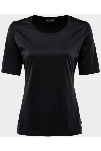 van Laack Slim Fit Dames T-shirt wit, Effen