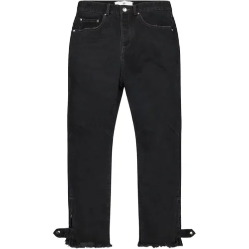 Fearless Blood Straight black denim