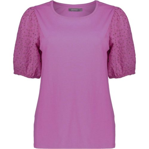 Geisha 42375-41 t-shirt brodery sleeves