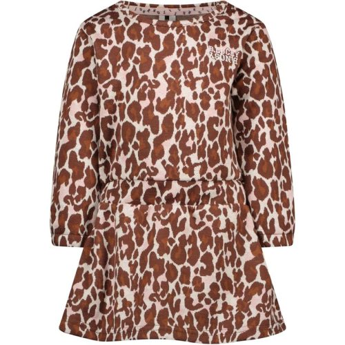 B.Nosy Baby meisjes jurk lucky leopard