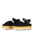 UGG Low-Top Sneakers – Sandalen Aubry mit Nieten & Plateau-Sohle in zwart