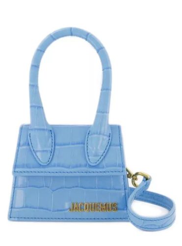 Jacquemus Shoppers – Le Chiquito Crossbody  – Blue – Leather in blauw