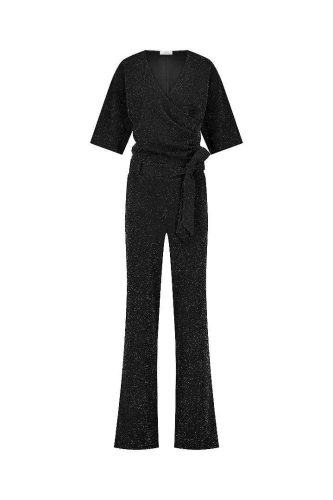 Studio Anneloes Primrose Sparkle Jumpsuit 12038 Jumpsuit 9000 Black