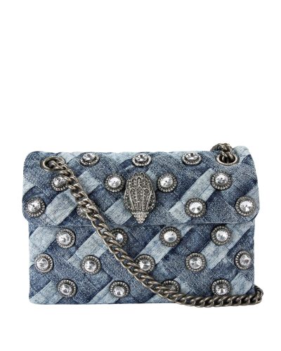 Kurt Geiger Mini Kensington Crystals Denim