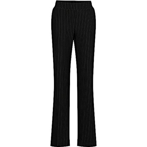 &Co Woman Broek tiana pinstripe punta black