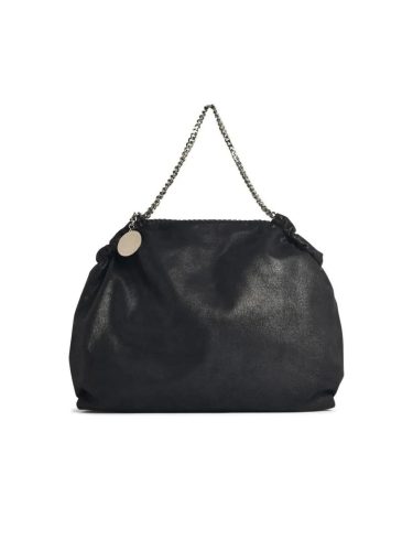 Stella McCartney Shoppers – ‘Falabella 3 Cat’ Alter Mat Black Bag in zwart