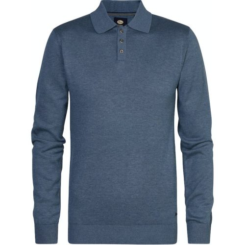 Petrol Industries men knitwear polo m-3040-kwc204 5183 light shadow