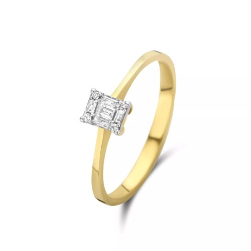 Isabel Bernard Ringen – De la Paix 14 Karat Ring  mit Diamant in gold