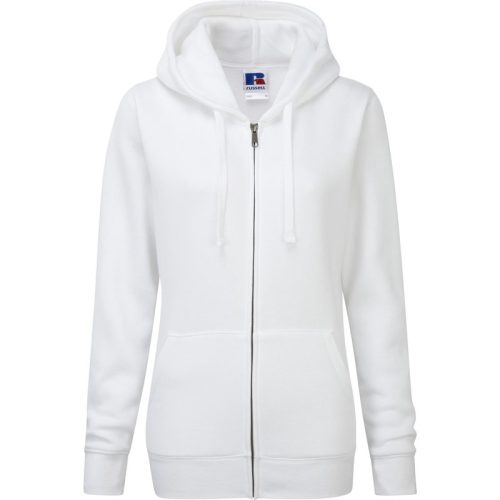 Russell Athletic Dames premium authentieke hoodie met rits (3-laagse stof)