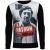 Local Fanatic El patron escobar digital rhinestone sweater