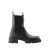 Versace Boots – Booties Ankle Boots – Leather – Black in zwart