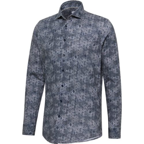 Blue Industry Overhemd jersey, bloemen motief