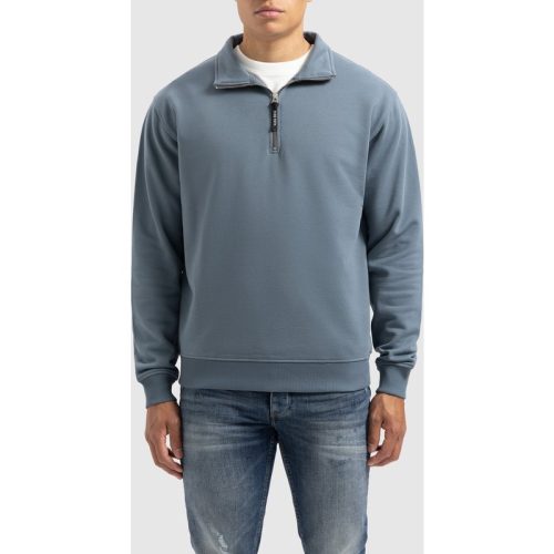 Pure Path Sideline wordmark halfzip sweater