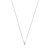 Isabel Bernard Kettingen – De la Paix Céline 14 karat necklace  diamond 0.05 in silver