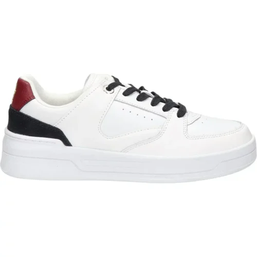 Tommy Hilfiger Chique te contrastsneakers met logodetail