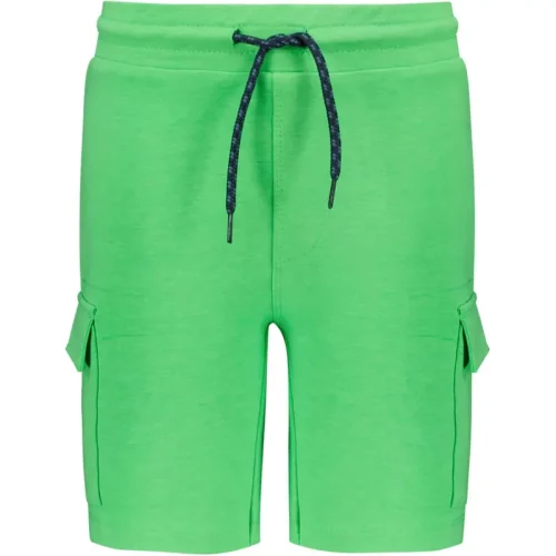 B.Nosy Jongens korte joggingbroek met zijzakken bright green