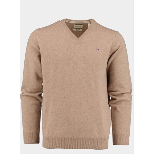 Gant Pullover Beige Superfine Lambswool V-Neck 87212/295