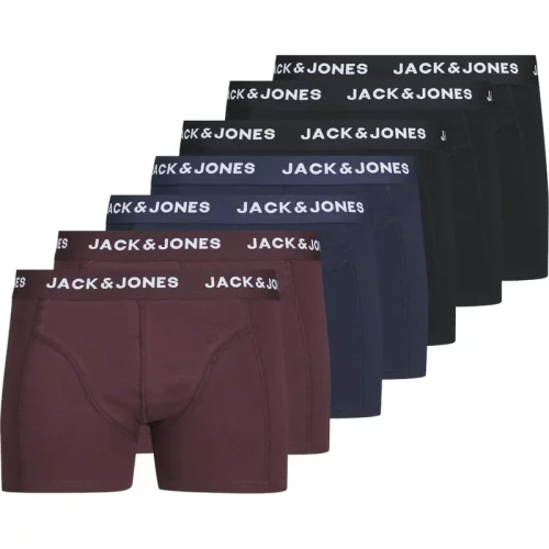 Jack & Jones Heren boxershorts trunks jacsimply multicolor 7-pack