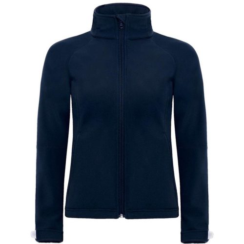 B and C B&c womens hooded premium softshell jacket (winddicht, waterdicht & ademend)