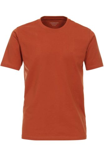 Casa Moda Regular Fit T-Shirt ronde hals oranje, Effen