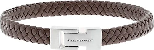 Steel & Barnett Leather Bracelet Archie Bruin heren