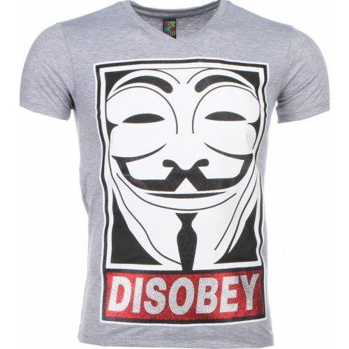 Local Fanatic T-shirt anonymous disobey print