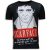 Local Fanatic Scarface red scar digital rhinestone t-shirt