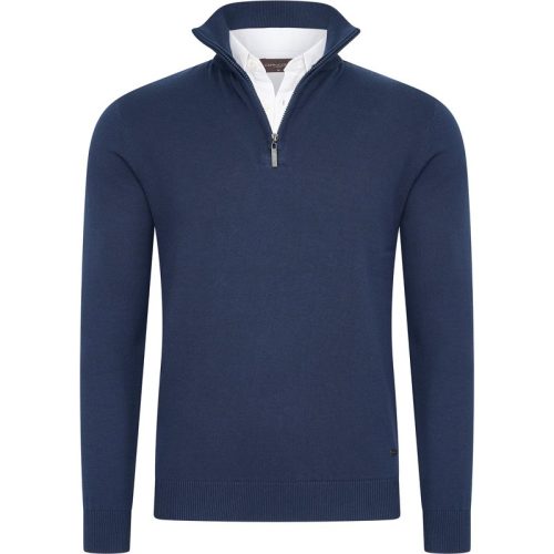 Cappuccino Italia Mock zip pullover