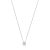 Isabel Bernard Kettingen – De la Paix Hanaé 14 karat necklace  diamond 0.14 in silver