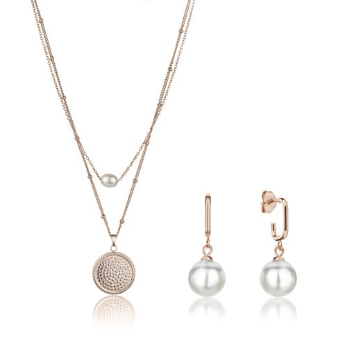 Ketting, armband en oorbellen set Isabella Ford June Pearl