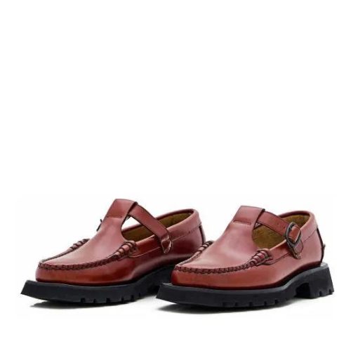 Hereu Loafers – Albert Sport Leather Loafer in zwart