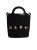 Marni Totes & shoppers – Tropicalia’ Black Straw Blend Bag in zwart