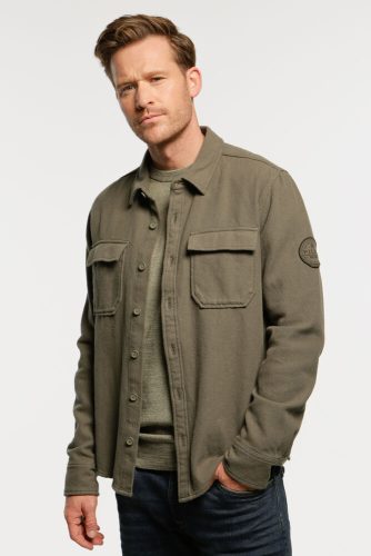 Pilot overshirt olijfgroen