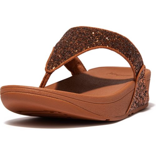 FitFlop Lulu glitter toe-thongs pu glitter