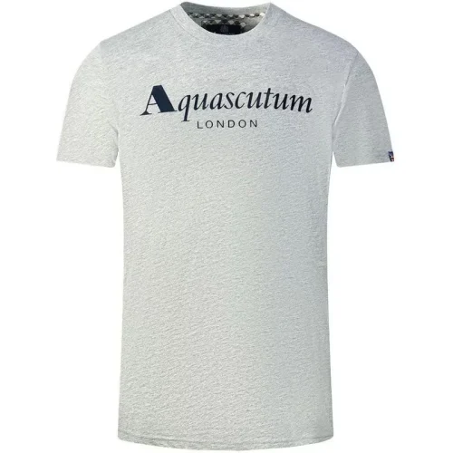 Aquascutum Stijlvolle t-shirt met union jack mouwdetails