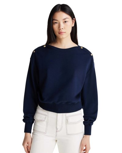 Tommy Hilfiger Gold Button Sweater