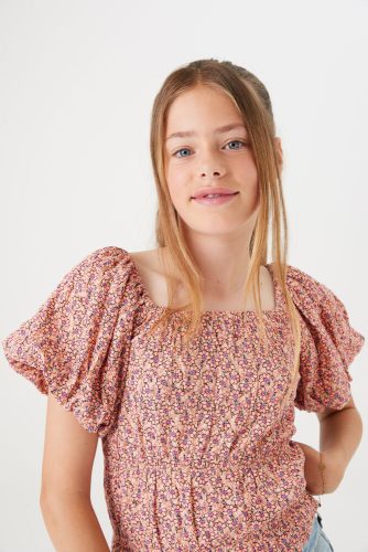 Top met print